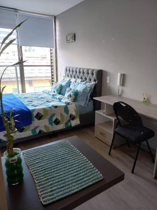Ferienwohnung Apartaestudio Chapinero Balcon Bogotá Exterior foto