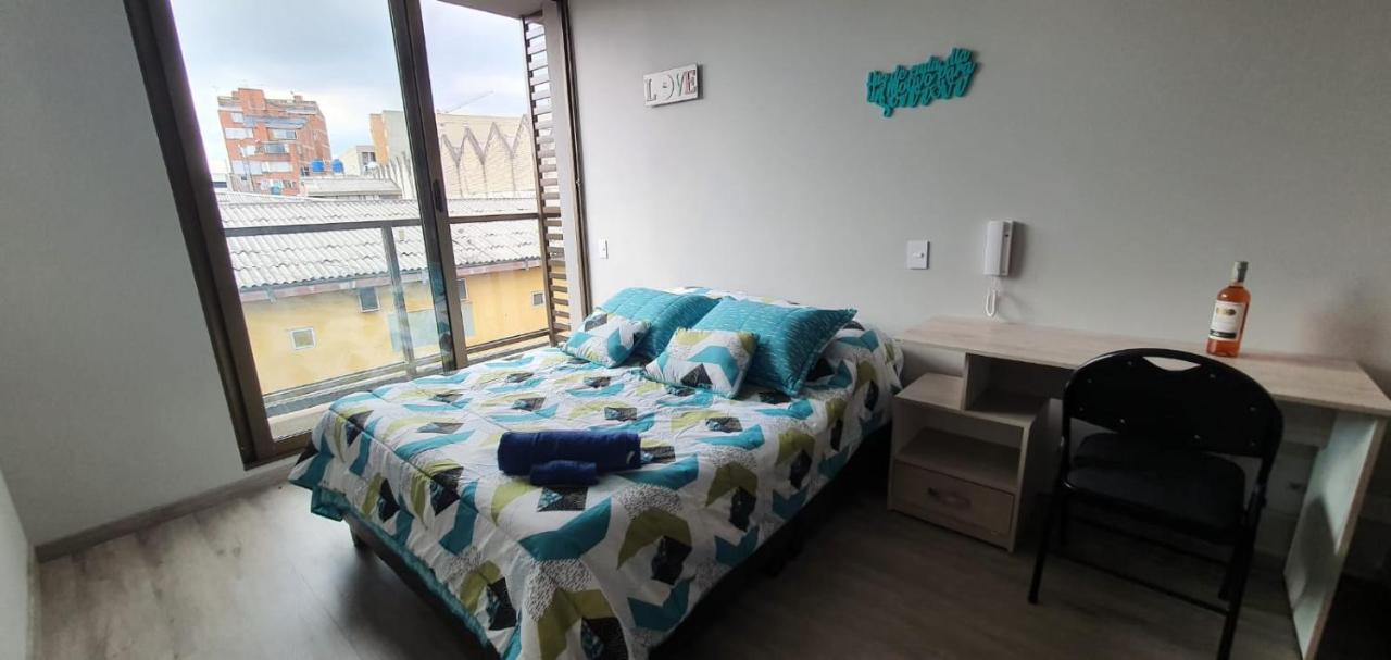 Ferienwohnung Apartaestudio Chapinero Balcon Bogotá Exterior foto