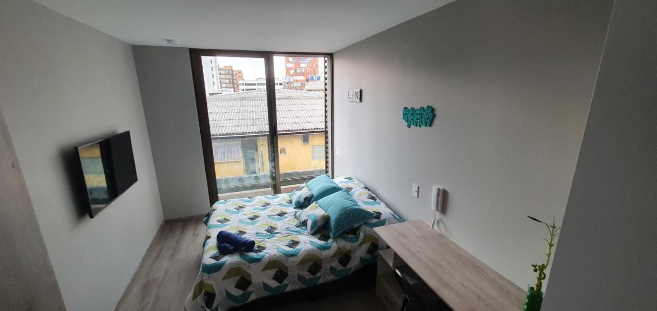 Ferienwohnung Apartaestudio Chapinero Balcon Bogotá Exterior foto